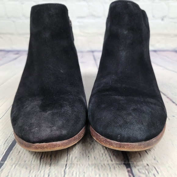 SAM EDELMAN | Petty suede leather side zip ankle boots - Picture 6 of 12